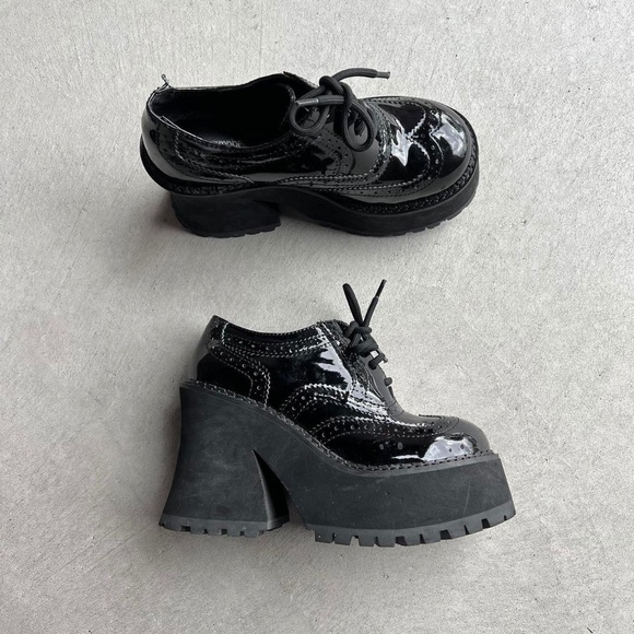 jeffrey campbell “cry_a_lot” chunky platform oxford shoes - Picture 1 of 8